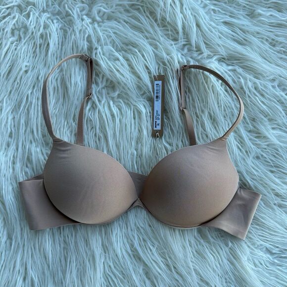 SKIMS Other - Skims Ultimate Push up Plunge Bra Clay Size 36A